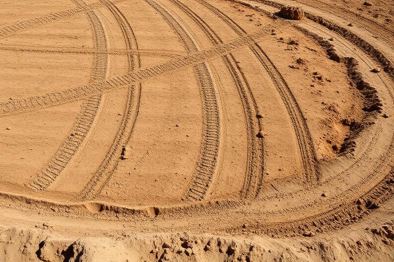 Graded and prepared building pad